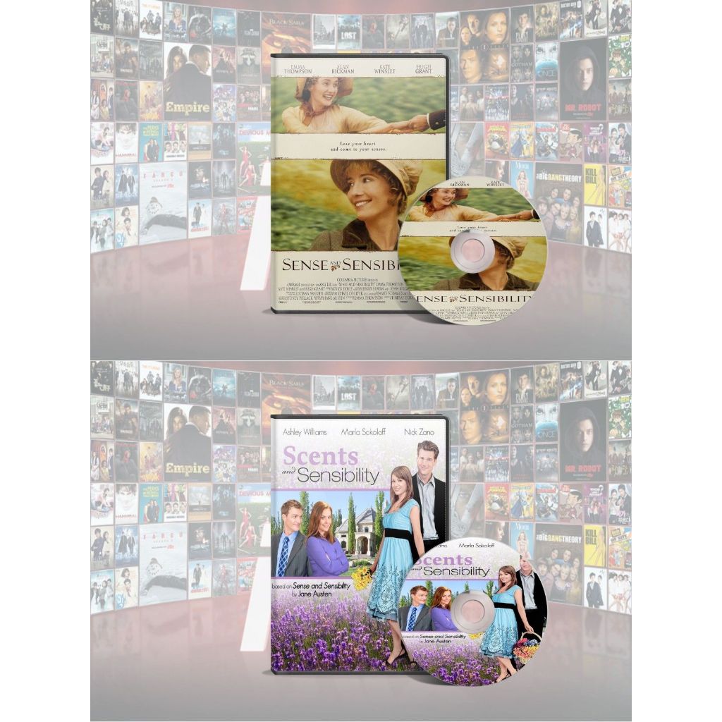 DVD Sense and Sensibility (1995) + DVD Scents and Sensibility (2011)