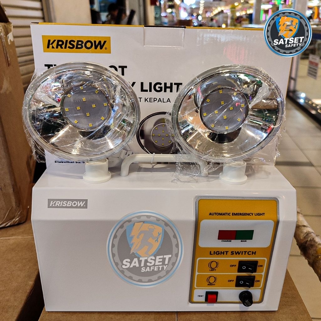 LAMPU KRISBOW EMERGENCY TWIN-SPOT 5038R 10033394 - KRISBOW ORIGINAL TERMURAH