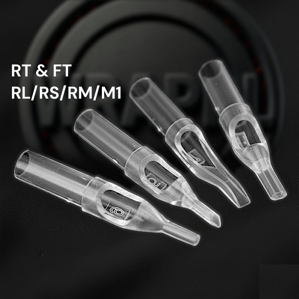 1pcs Dispotip / Dispo Tip Tato RT/FT RL RS RM M1 – Tattoo Tip Coil Rotary – Ujung Jarum Tato Liner S
