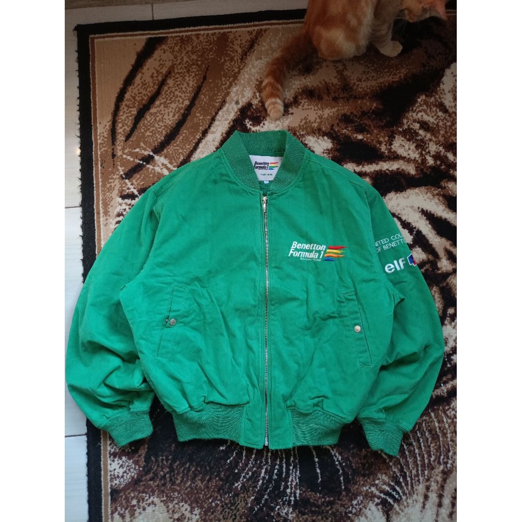 Vintage F1 Bomber Jacket by United Colours Benetton
