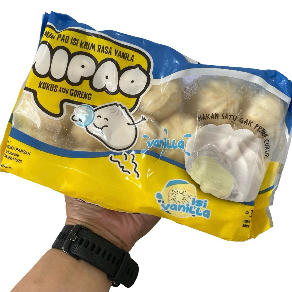 Mipao Pao Mini Rasa Cokelat, Vanilla, Pandan, Strawberry