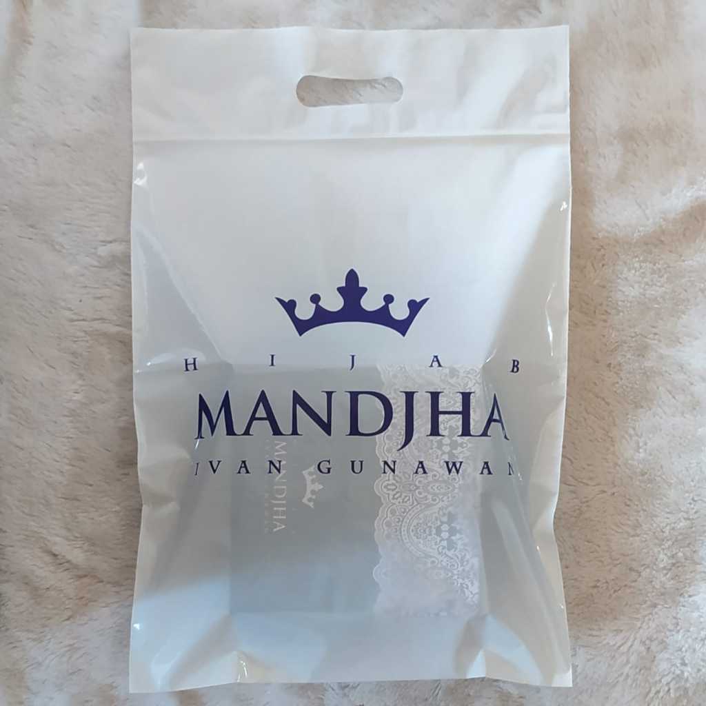 Tas Plastik Ziplock Mandjha Putih Tebal Hijab Mandjha Ivan Gunawan Pembungkus Kado Kemasan