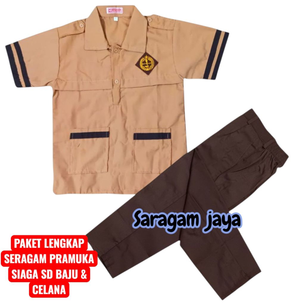 Seragam pramuka siaga sd laki laki,Seragam pramuka sd cowok,Baju pramuka siaga sd laki laki