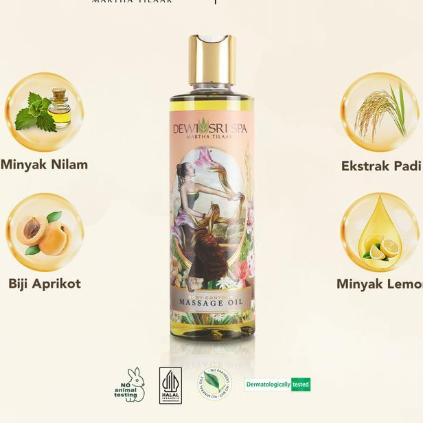 Dewi Sri Spa Body Contour Massage Oil