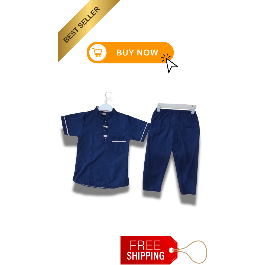 Setelan Koko Anak Lengan Pendek