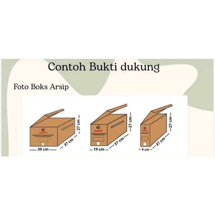 (BPN RI )BOKS ARSIP BPN WHITE KRAFT BEBAS ASAM 39 X 37 X 27 CM