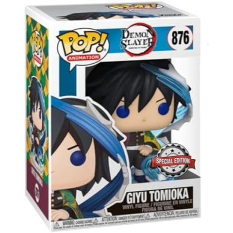 Funko Demon Slayer Giyu Tomioka Pop Figure (AAA Anime Exclusive)