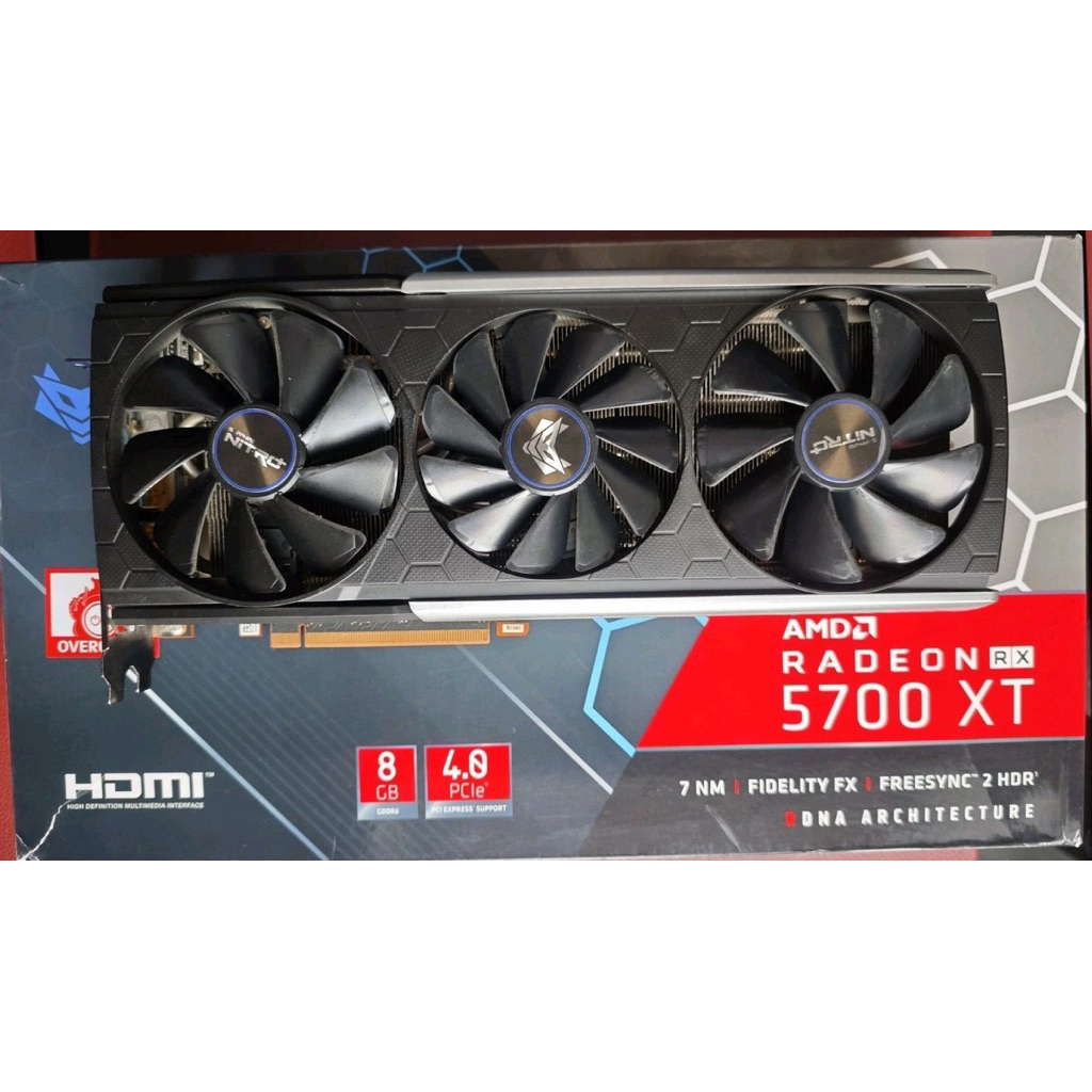 VGA Sapphire Nitro RX 5700 XT Second benar2 like new pemakaian pribadi