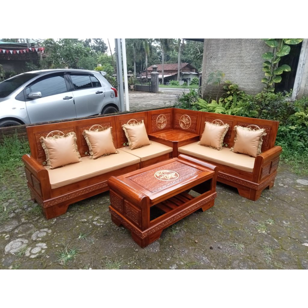 kursi tamu minimalis modern/kursi tamu minimalis jati Jepara/kursi tamu ukir Jepara/kursi estetik mu