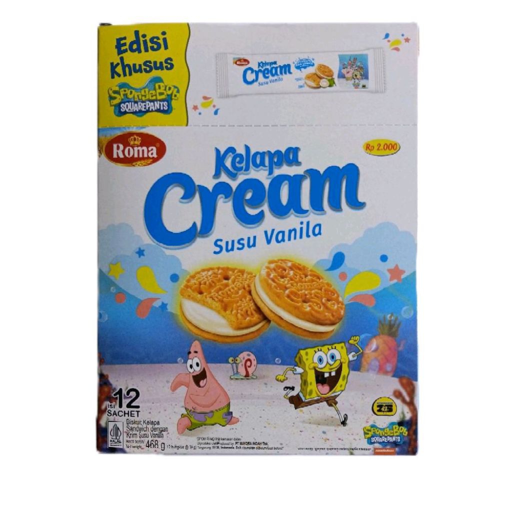 Roma Biskuit Kelapa Cream Box