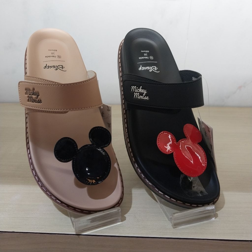 DISNEY‼️sandal wanita flat model japit disney by nevada ori