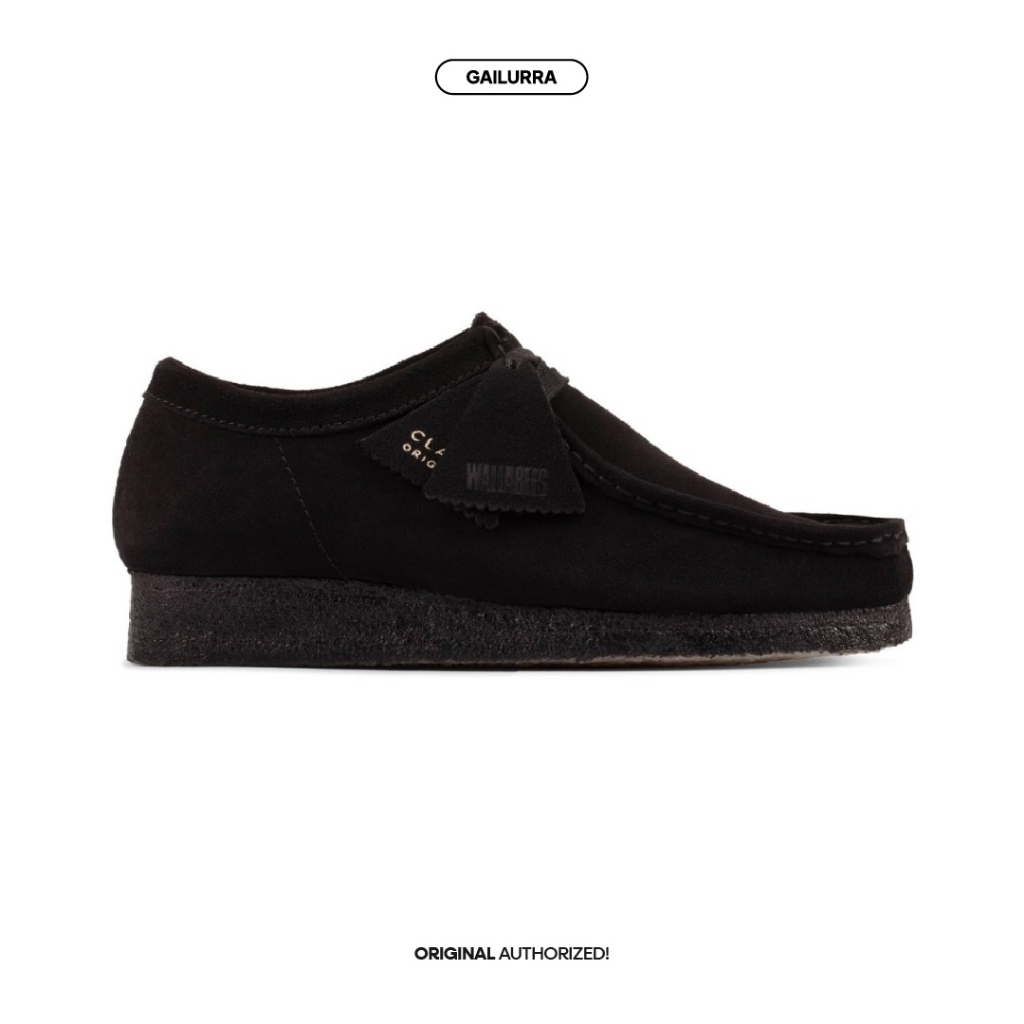 Clarks Wallabee Black Suede Original