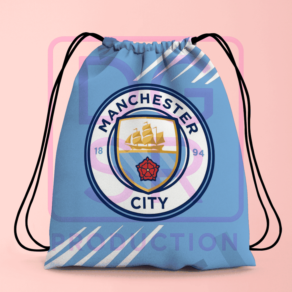 Tas Serut | Ransel | Drawstring Bag | Gymsack | Waterproof | Unisex | Menchester City
