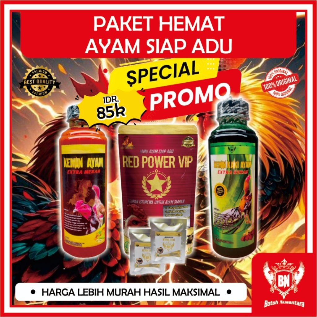 PAKET HEMAT RAWATAN AYAM SIAP ADU Komplit rawat ayam siap adu maksimal merah merona Mental Full Agre