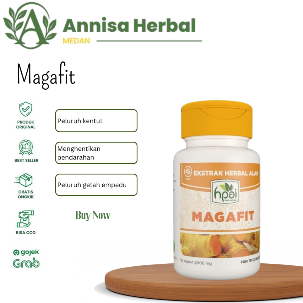 Magafit HNI HPAI Obat Maag Kronis Dan Obat Asam Lambung Ampuh, Herbal Obat Asam Lambung HNI HPAI
