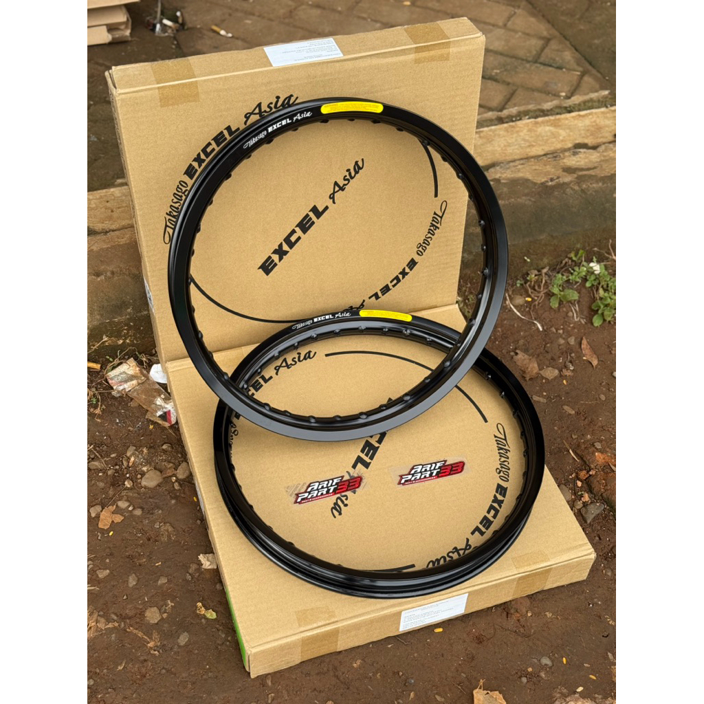 VELG VELK TAKASAGO EXCEL ASIA 140 160 RING 17 HITAM GLOSY