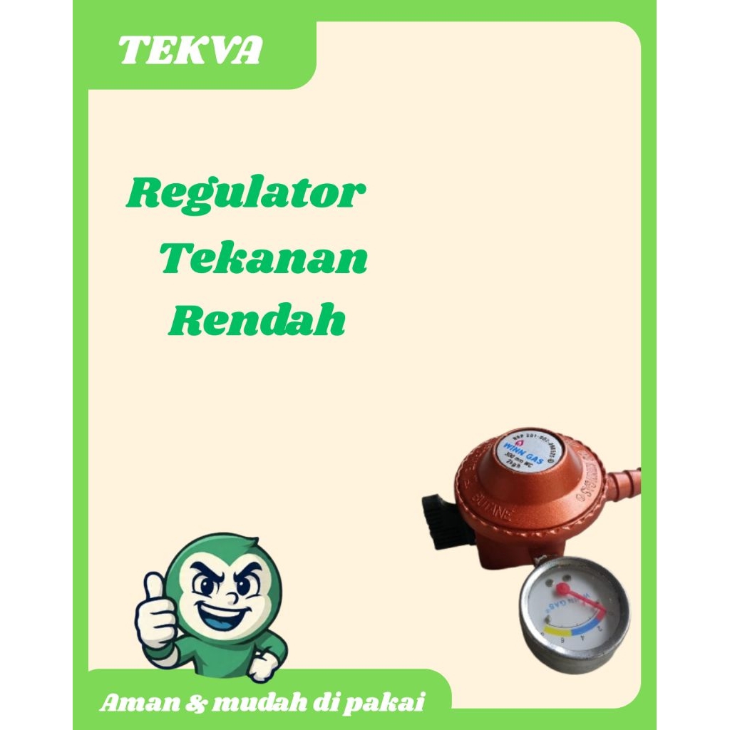 Regulator gas anti bocor