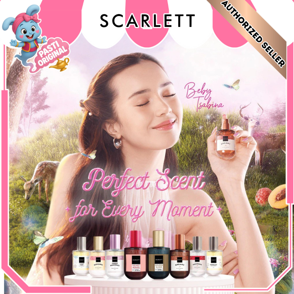 Scarlett Whitening Eau De Parfum 30ml | ORIGINAL Sweet | Dreamy | Euphoria | Passionate | Banana | B