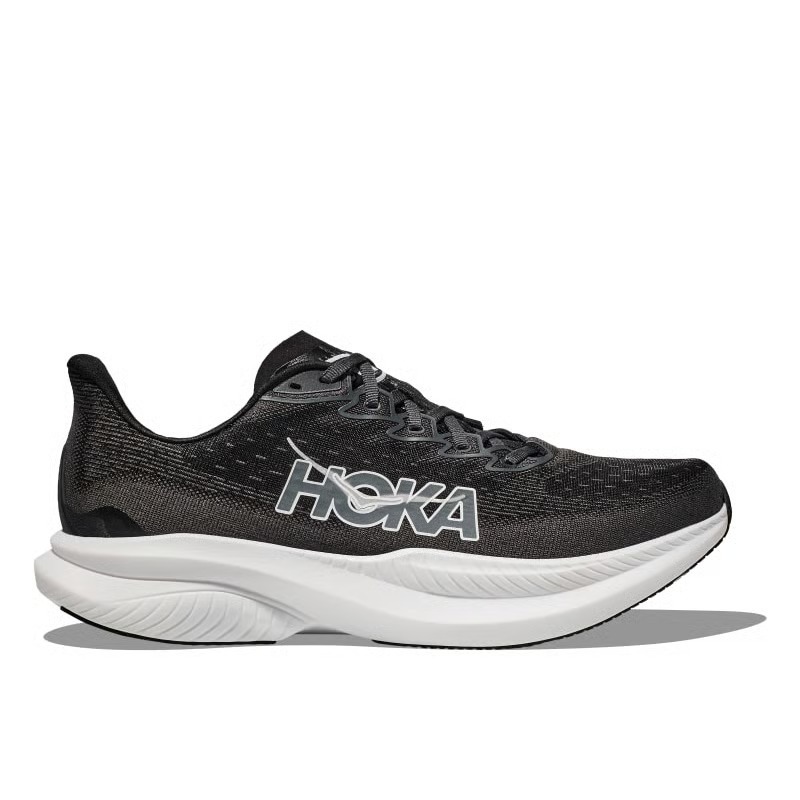 Sepatu Running Pria HOKA HOKA Mach 6 Black White Original 1147833BWHT