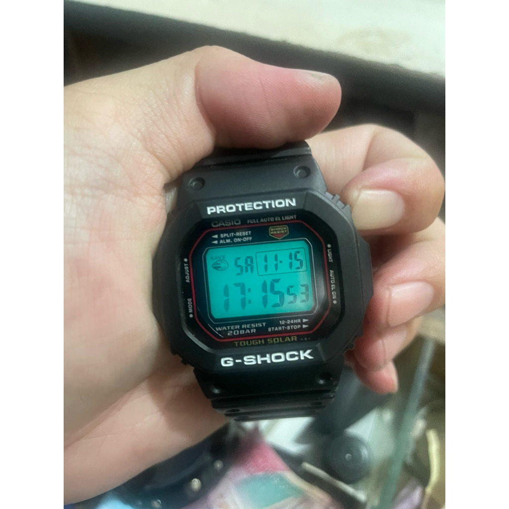 Preloved G5600 Gshock Bezel dan tali baru ganti