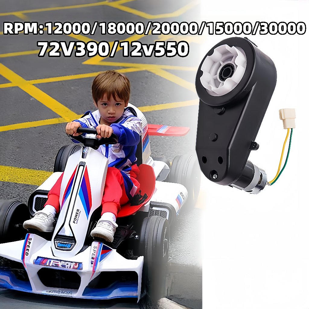 Gearbox 12V 18000/12000/ 20000/RPM 390/12V 12000/15000/30000 /RPM 550 Gearbox Mobil Aki Anak Untuk M