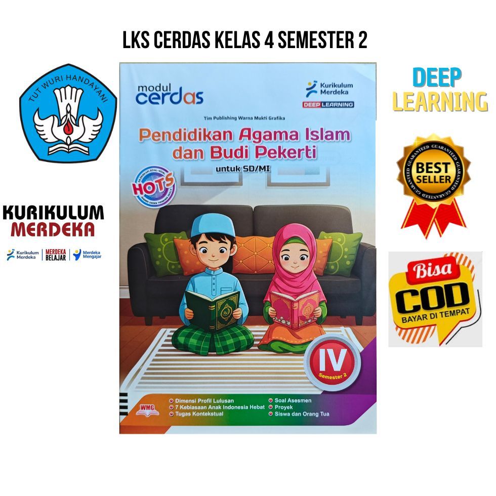 LKS CERDAS Pendidikan Agama Islam Kelas 4 Semester 2 Kurikulum Merdeka