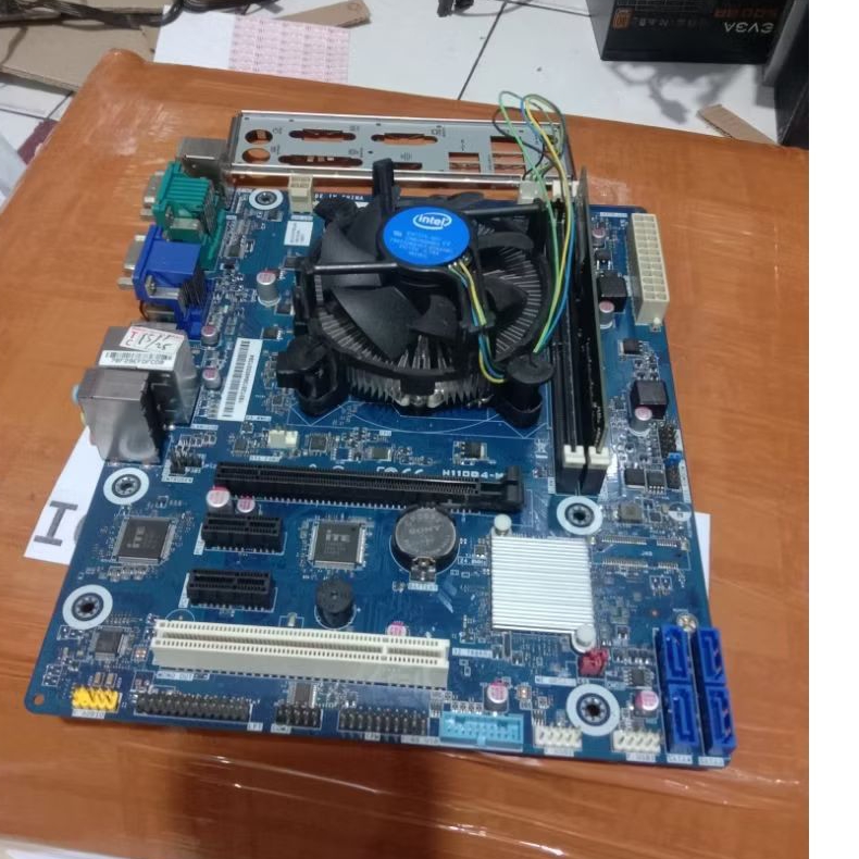 MATHERBOARD MOBO H110 + G4400 +FAN