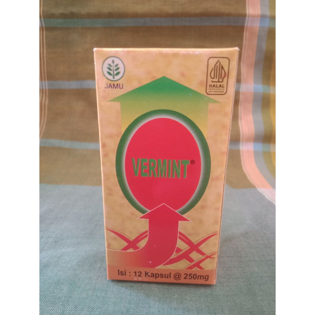 Vermint kapsul cacing 12kps
