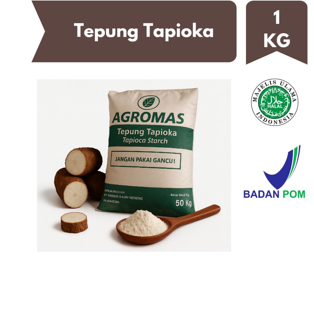 Tepung Tapioka Agromas 1 KG
