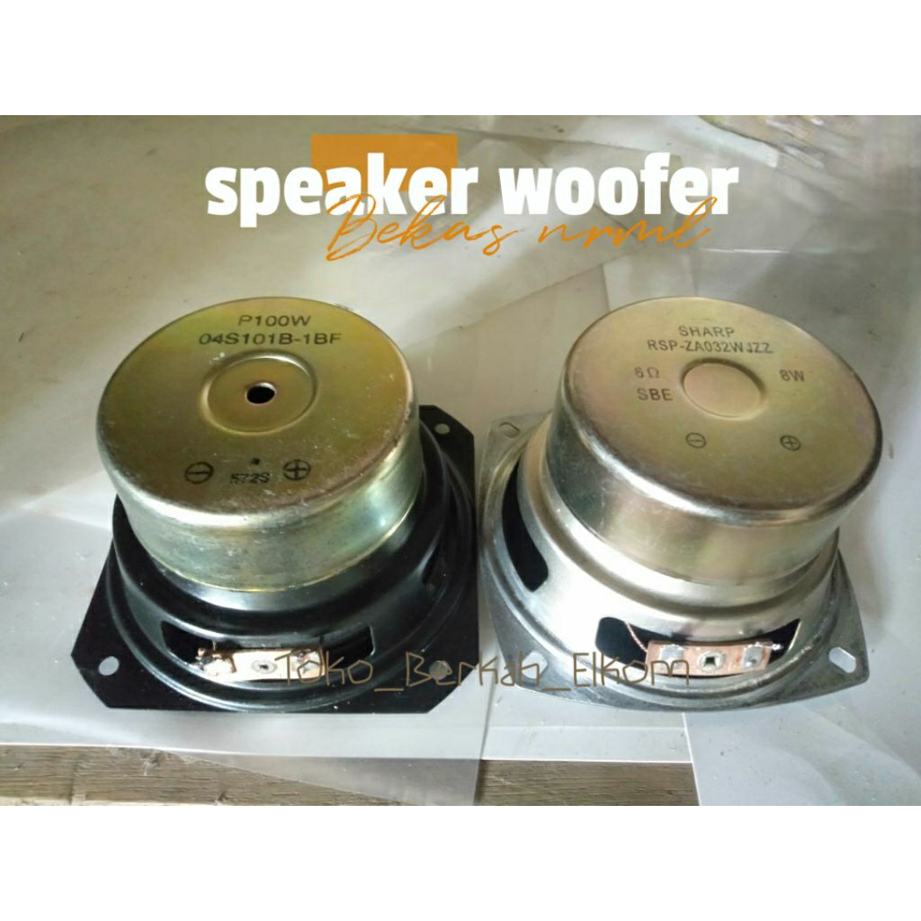 SPEAKER 4 INCH WOOFER RANDOM BEKAS NORMAL
