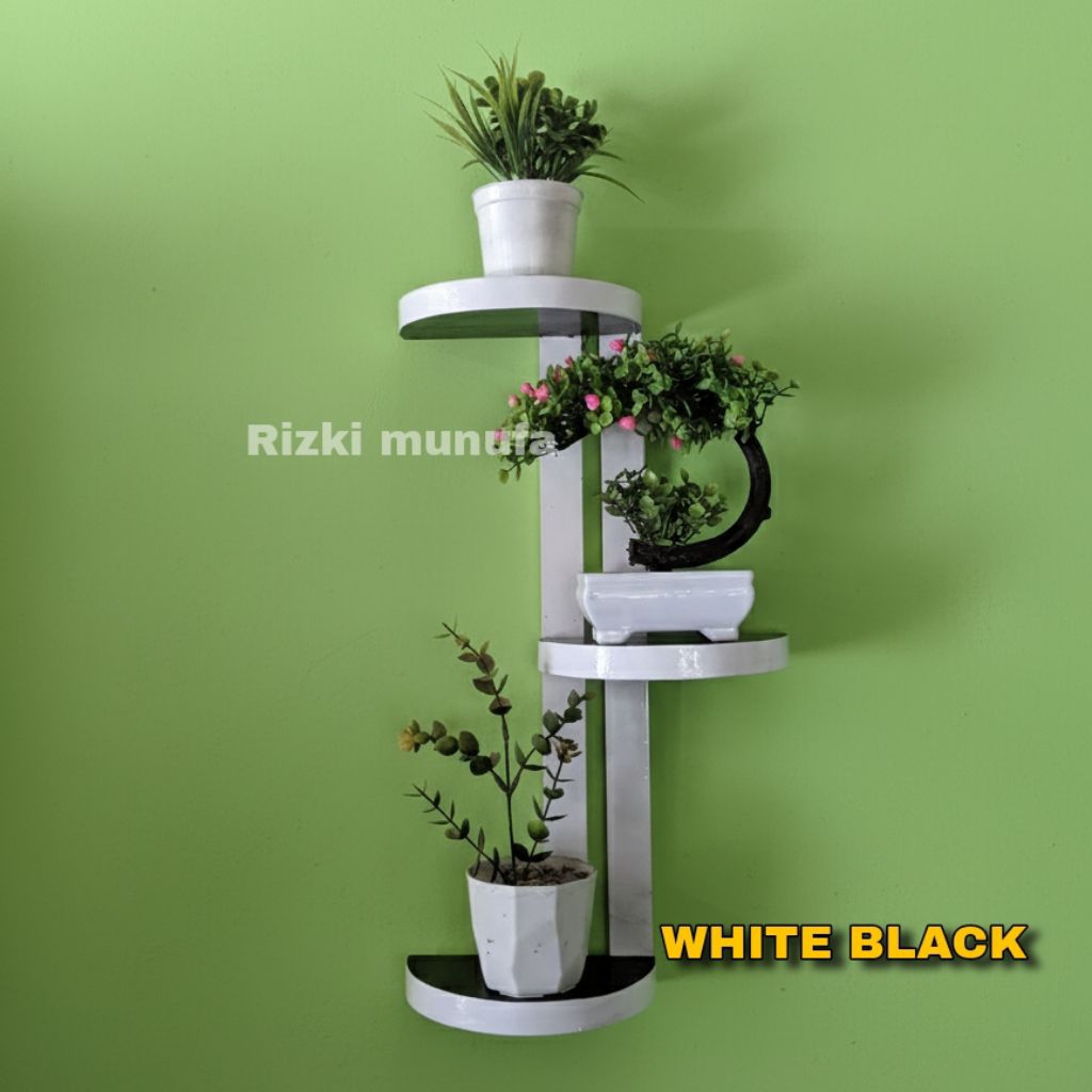 Rak  bunga dinding  minimalis