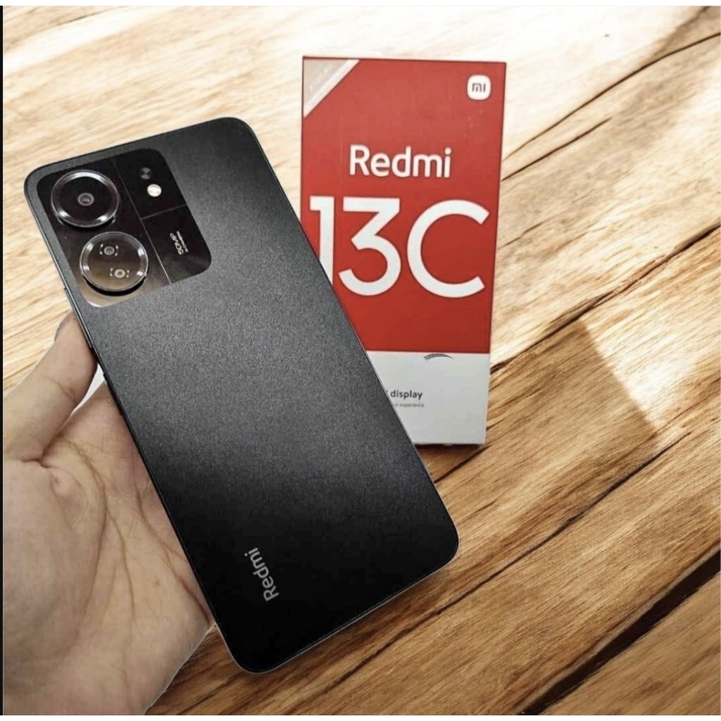 xiaomi redmi 13c versi ram8 256gb dan ram 6 128gb hp second original lengkap