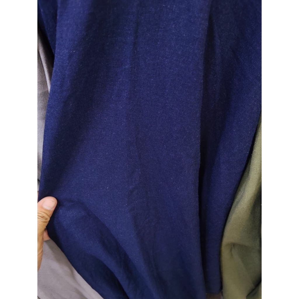 Kain linen Italy bahan baju kemeja