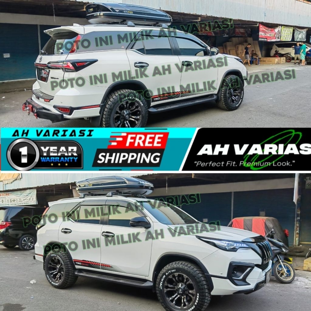 Paket Roof Box + Cross Bar Otorack Khusus All New Fortuner 2016-2025 VRZ TRD GR / Roof Box Premium 4