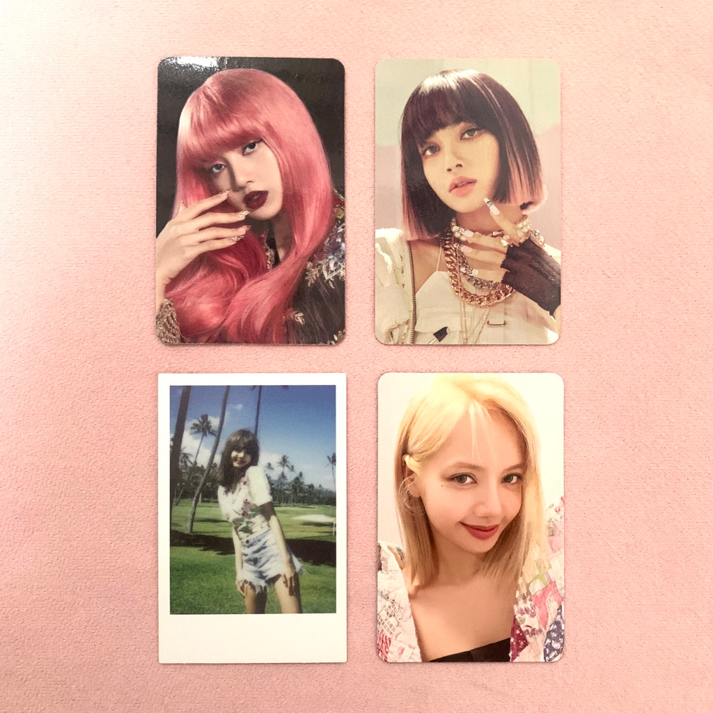 [OFFICIAL] LISA BLACKPINK PHOTOCARD 4+1 ANNIVERSARY LIMITED EDITON PHOTOBOOK ICE CREAM HOW YOU LIKE 