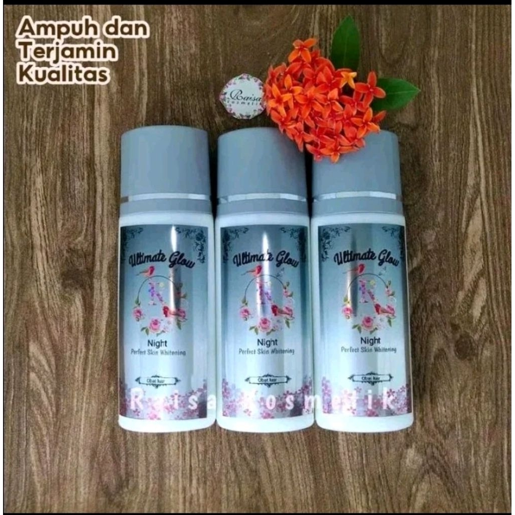 [ORIGINAL] ULTIMATE GLOW 7X DOSIS NIGHT EXTRA DOSIS HB LOTION WHITENIN
