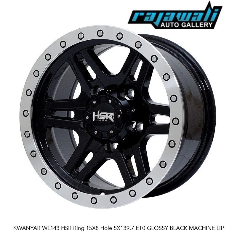 JUAL VELG OFFROAD RING 15 TYPE HSR KWANYAR VELG MOBIL JIMNY FEROZA TAFT GT