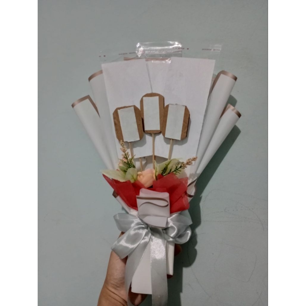 Bouqet Snack & Uang Kosongan Cocok Untuk Hadiah, kelulusan, wisuda, dll.