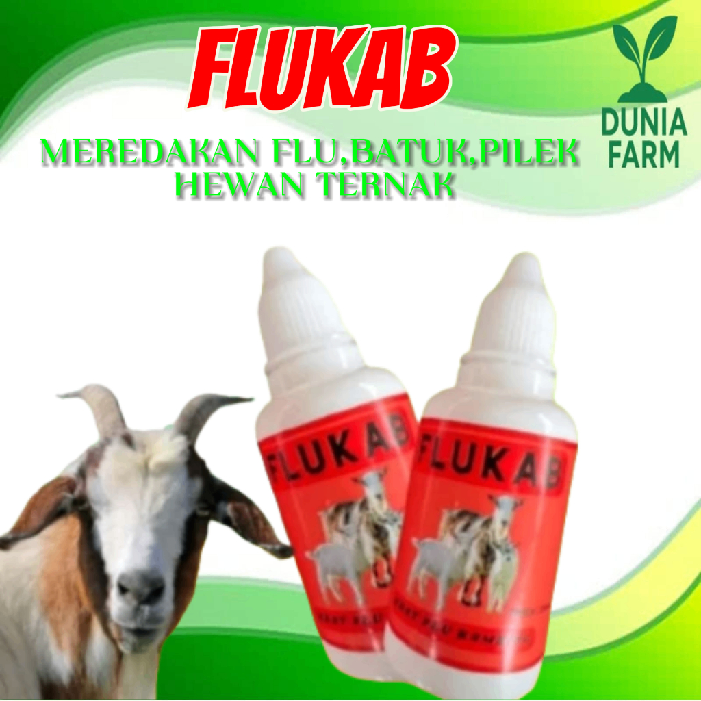 Obat batuk kambing - Obat pilek kambing - Obat Pneumonia Ternak hewan DUNIAFARM