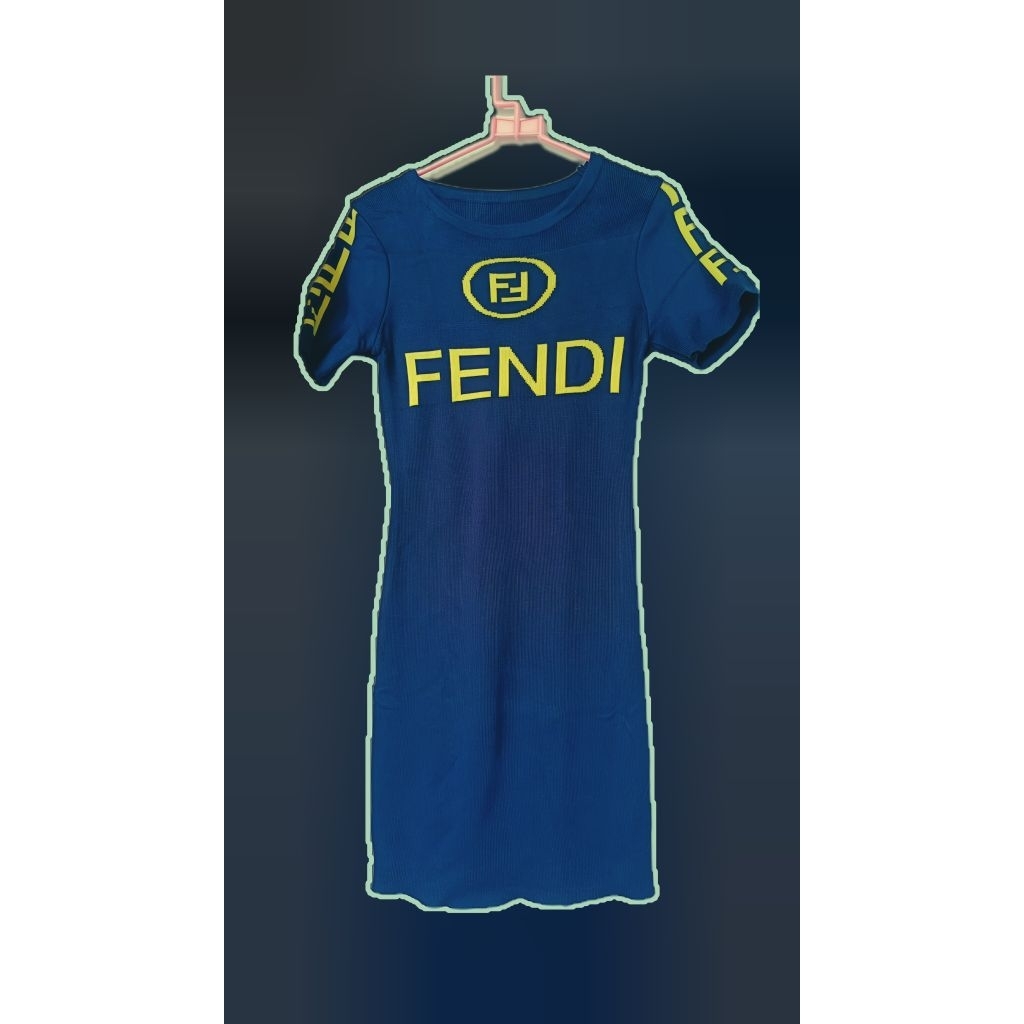 PRELOVED MINI DRESS FENDI TRENDY