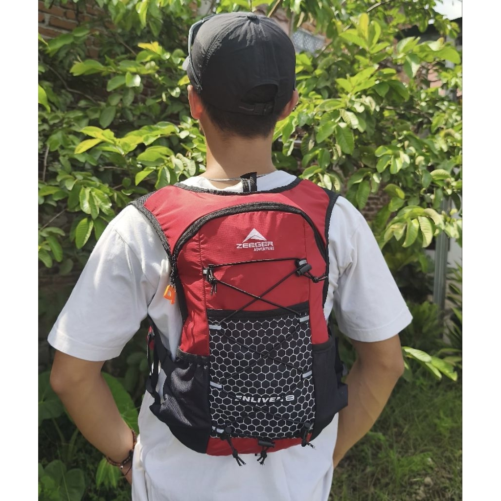 Hydropack ZEEGER ENLIVEN 8 - Tas Running - Tas Hiking - Tas Sepeda - Tas Trail adventure
