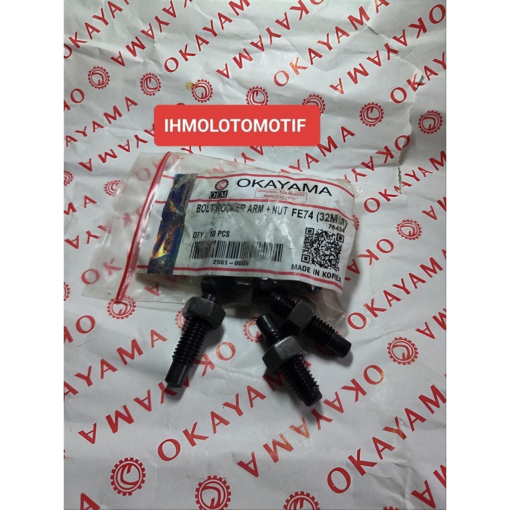 BAUT SETELAN KLEP OKAYAMA CANTER 125/CANTER HDX/CANTER 110/PS-100/PS-120 ASLI OKAYAMA KOREA