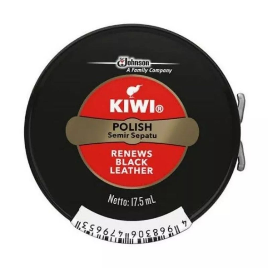 KIWI POLISH HITAM / KIWI SEMIR SEPATU HITAM 17.5 ML