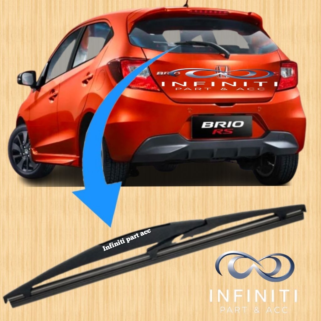 WIPER BLADE KARET KIPAS KACA BELAKANG HONDA BRIO