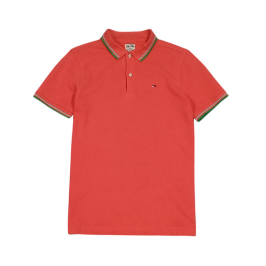 KAOS KERAH POLO SHIRT TOMMY HILFIGER SECOND SIZE S