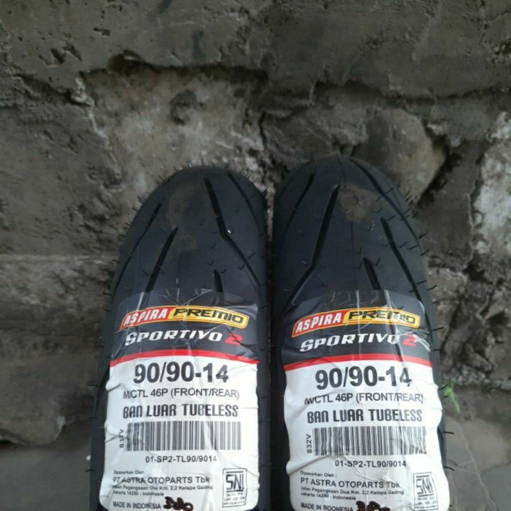 BAN LUAR TUBLES ASPIRA PREMIO SPORTIVO 2 RING 14 90/90