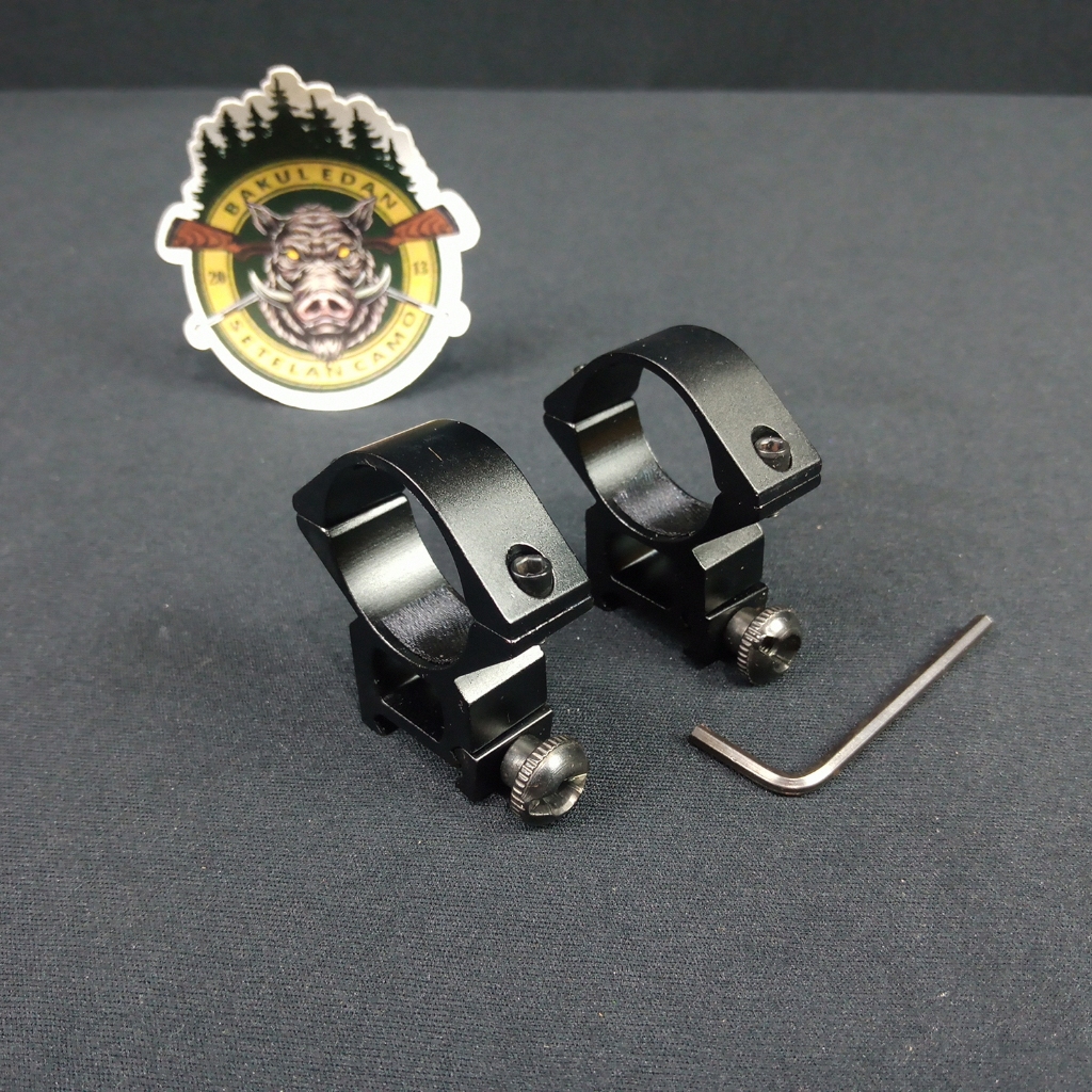 MOUNTING SINGLE BAUT OD30 REL 22 TINGGI / MONTING TELESKOP OD30 REL 22 (SC2238)