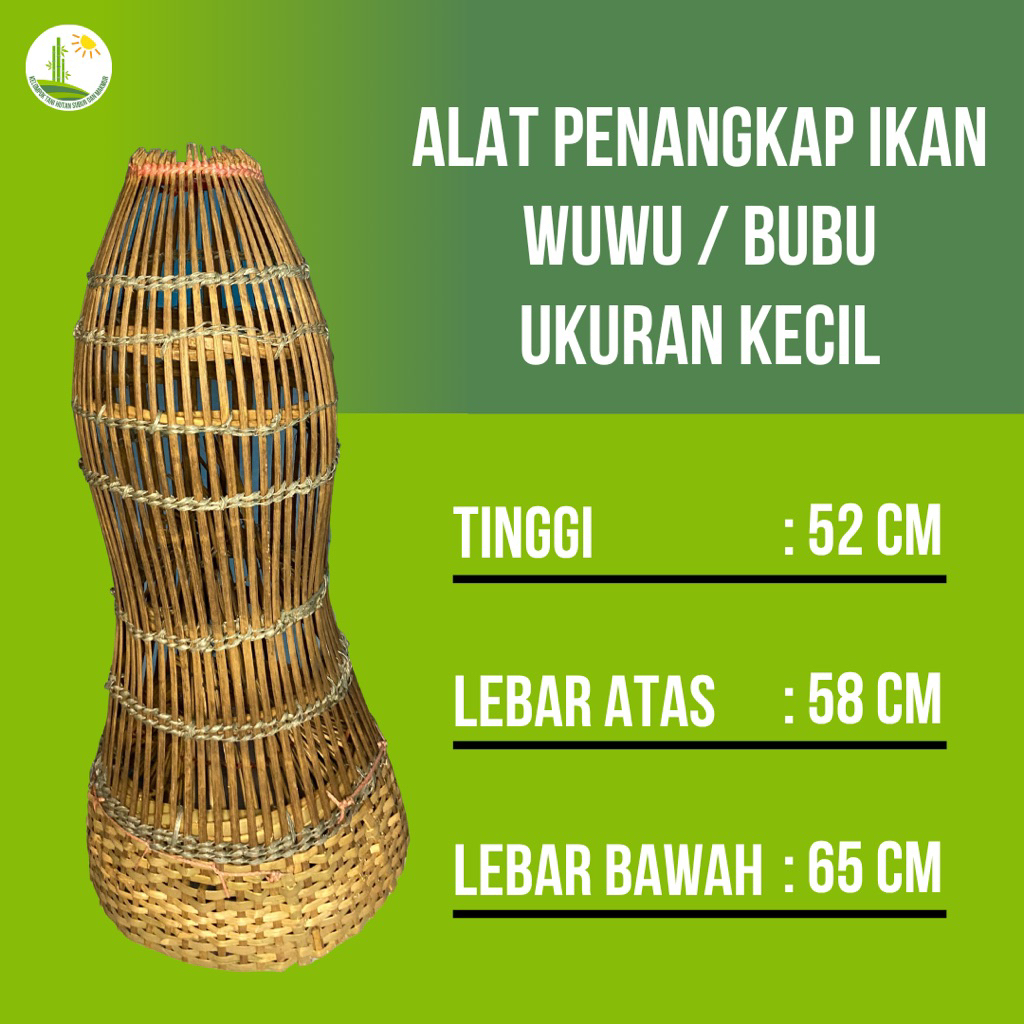 Alat penangkap ikan wuwu / bubu kecil / perangkap ikan udang / perangkap ikan tradisional