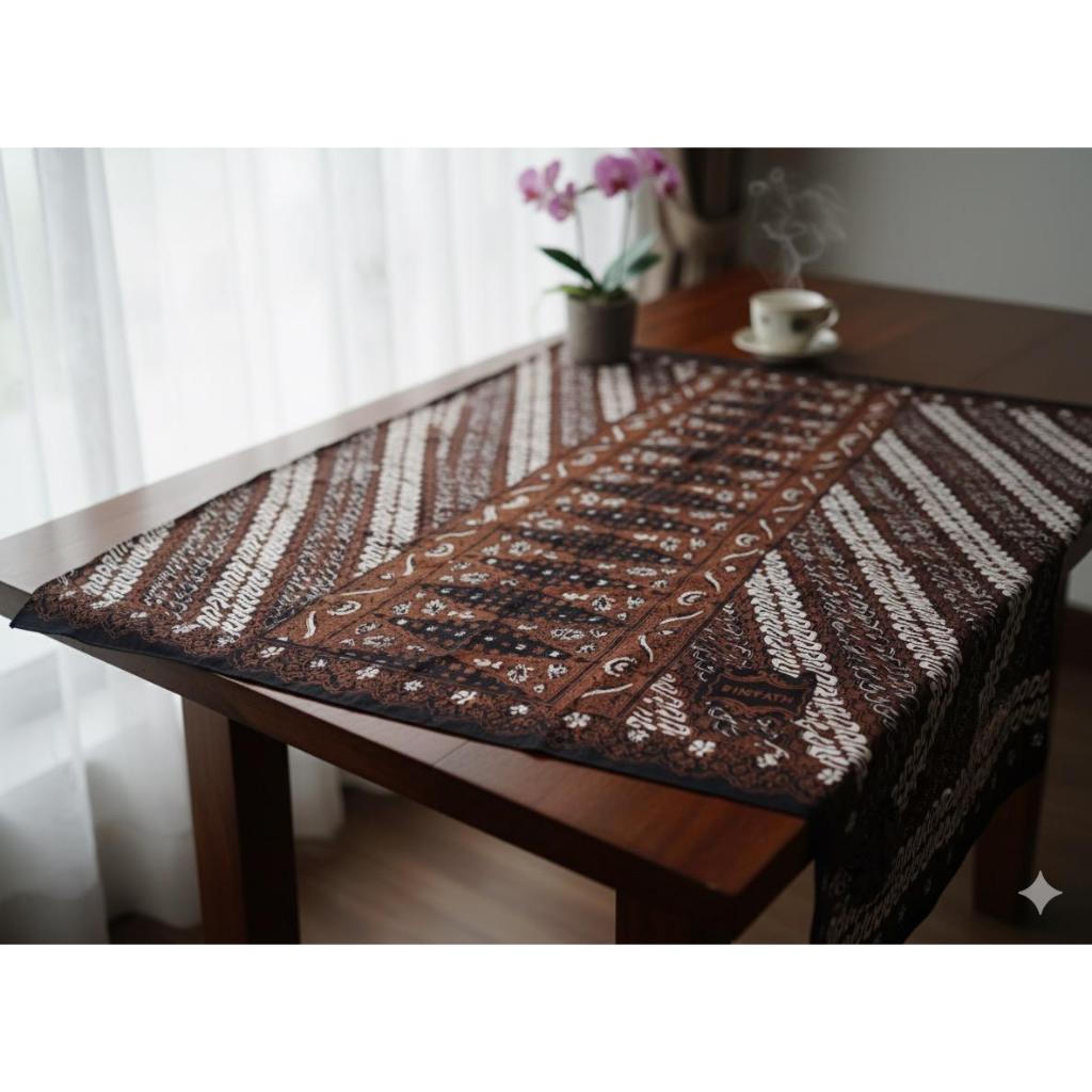 Sarung Gus Iqdam / BHS Motif Batik Tulis | Sogan Kawung Parang Khas Jogja / Solo | Sarung Sholat Mew