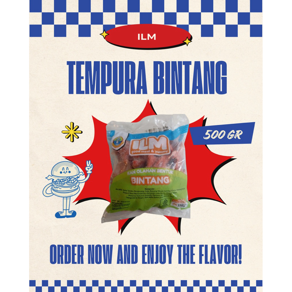 ILM Tempura Bentuk Bintang 500gr